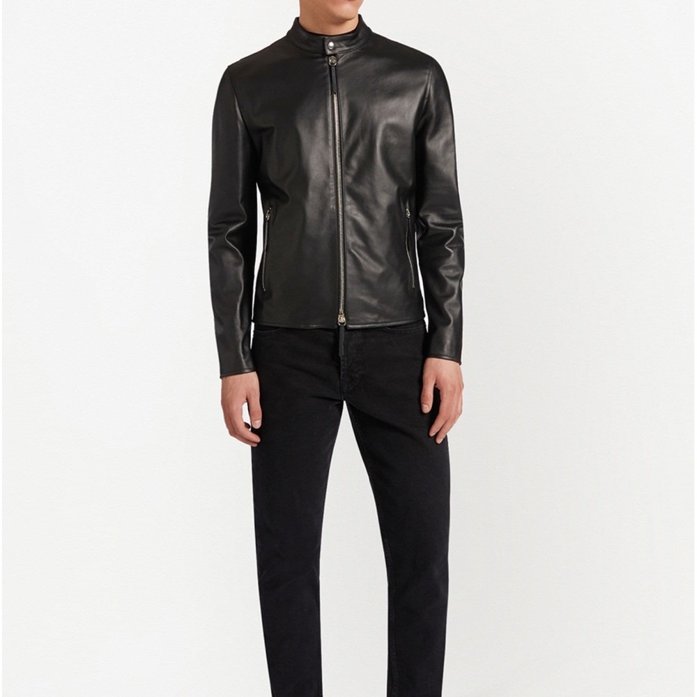 New With Tags Giuseppe Leather Jacket (XL)